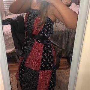 Skirt Dress: July 4th, red white blue fit